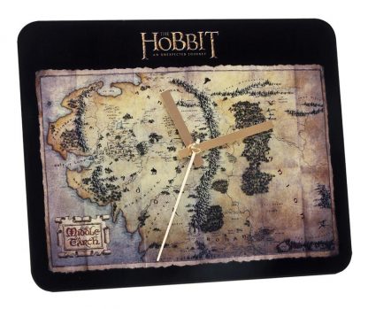 The Hobbit : Pendule en verre 'The treasure map'