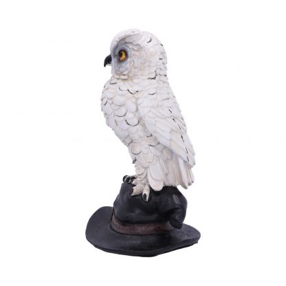 Figurine Chouette blanche sur chapeau de sorcier – Image 2