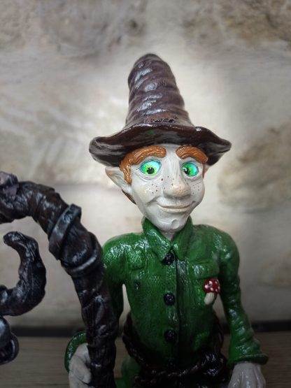 Sculpture figurine Finnigan et Ruppert la petite souris / pâte polymère / Fantasy – Image 2