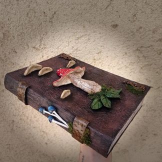 Boîte livre champignons forêt enchantée fait main