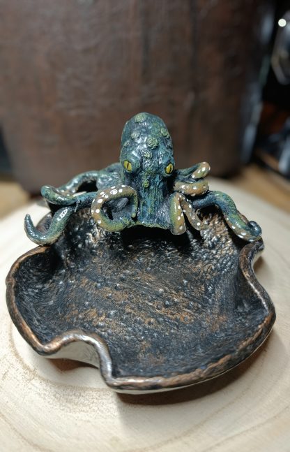 Vide poche sculpture pieuvre
