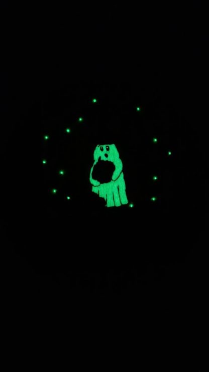 Broderie sous cadre fantôme d'Halloween phosphorescent – Image 7
