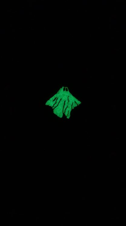 Broche broderie fantôme phosphorescent avec lune – Image 4