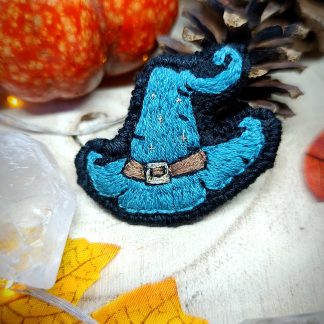 Pin's broderie chapeau de sorcier
