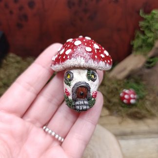 Magnet maison champignon fantasy