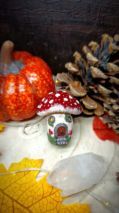 Magnet maison champignon fantasy