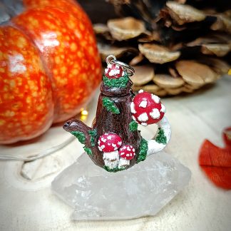 Porte clé théière champignons