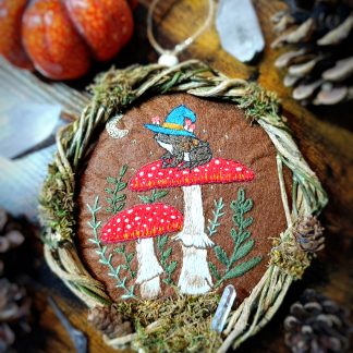 Broderie "Le Gardien des Amanites"