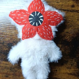 Peluche fluffly phosphorescente Demogorgon inspiration Stranger Things - fait main