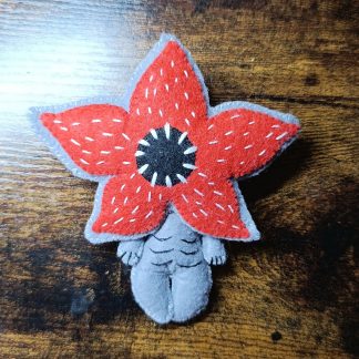 Peluche feutrine Demogorgon inspiration Stranger Things - fait main