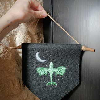 Fanion mural en feutrine Dragon Céleste